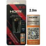 MAXAM 2M HDMI CABLE M-M- PREM CERT CABLE