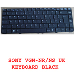 SONY LAPTOP KEYBOARD VGN-NR VGN-NS BLACK UK