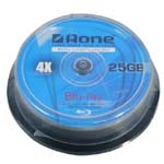 Aone 4x 25gb FF BLUE RAY DISC 10 cake box