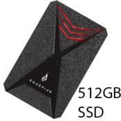 SureFire External Gaming SSD USB 3.2 Gen 1 512GB Black